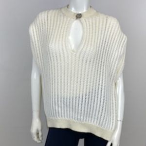 Derek Lam 10 Crosby - Cream Knit Short Sleeve